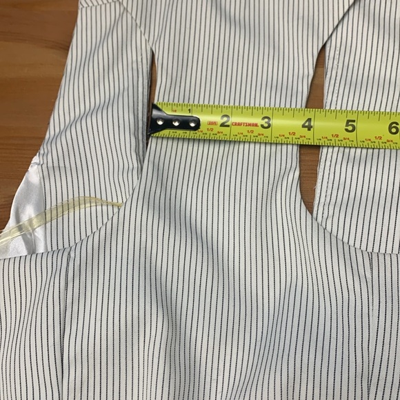 Charlotte Russe Formal Vest, Ruching, Button Up - Picture 12 of 15